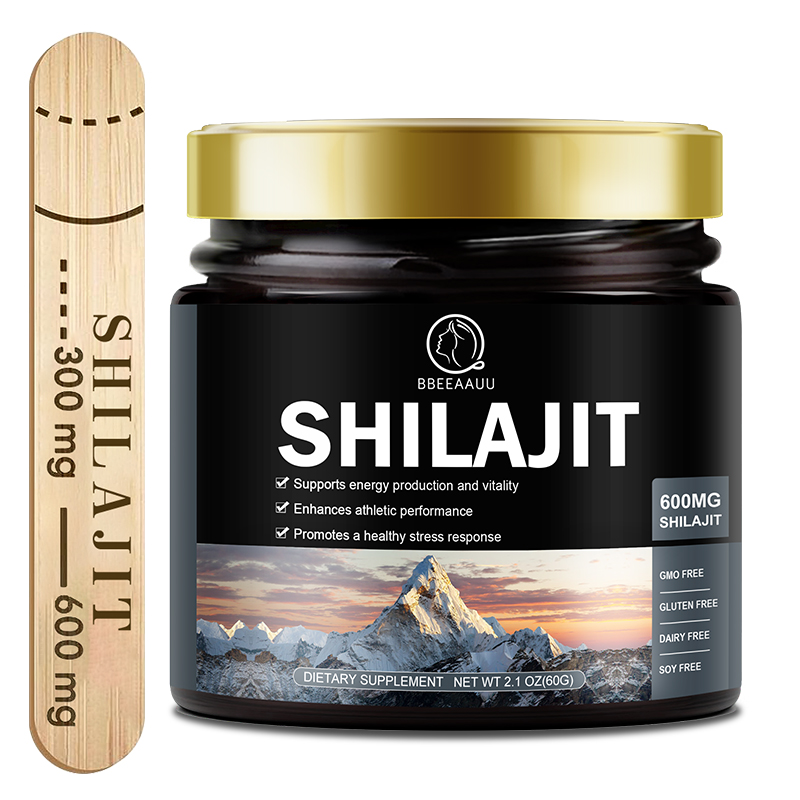 Shilajit Resin Pure - BBEEAAUU 60g 100% Himalaya Pure Shilajit