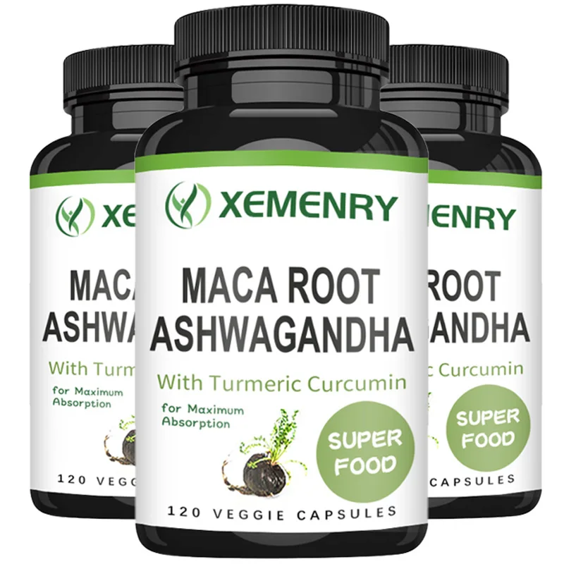 Turmeric Curcumin Capsule - Men's Supplement - Maca Root +