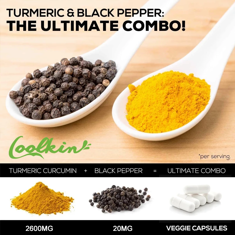 Curcumin Supplement with Black - огляд і ціна Turmeric Curcumin Capsule