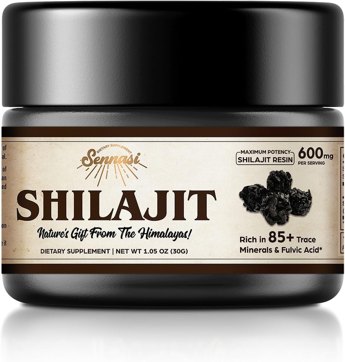 Shilajit Pure Himalayan Organi - огляд і ціна Shilajit Resin Pure