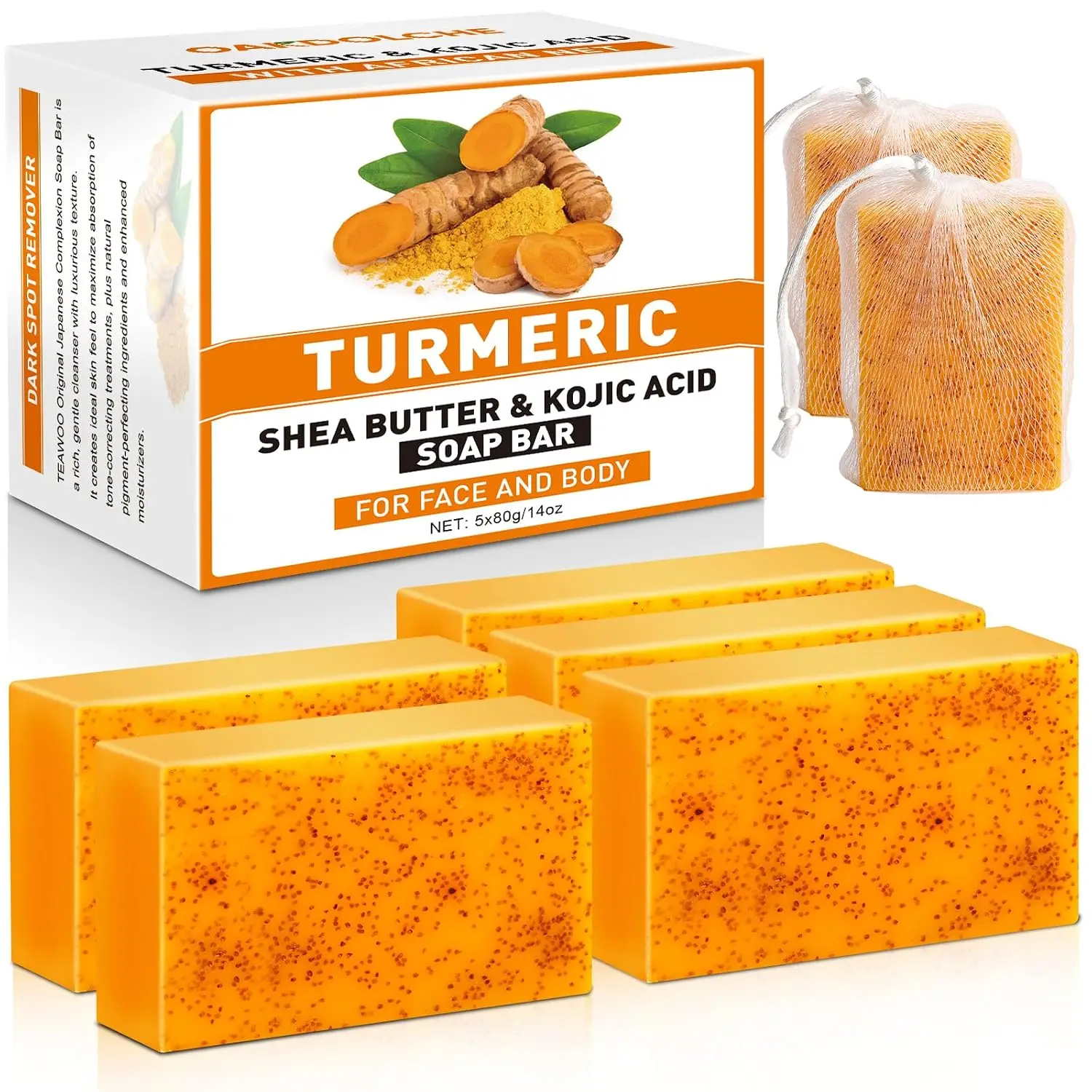 4 Pack Turmeric Kojic Acid Soa - огляд і ціна Turmeric Curcumin Capsule