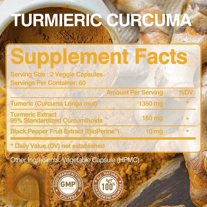 Turmeric Curcumin Capsules - H - огляд і ціна Turmeric Curcumin Capsule