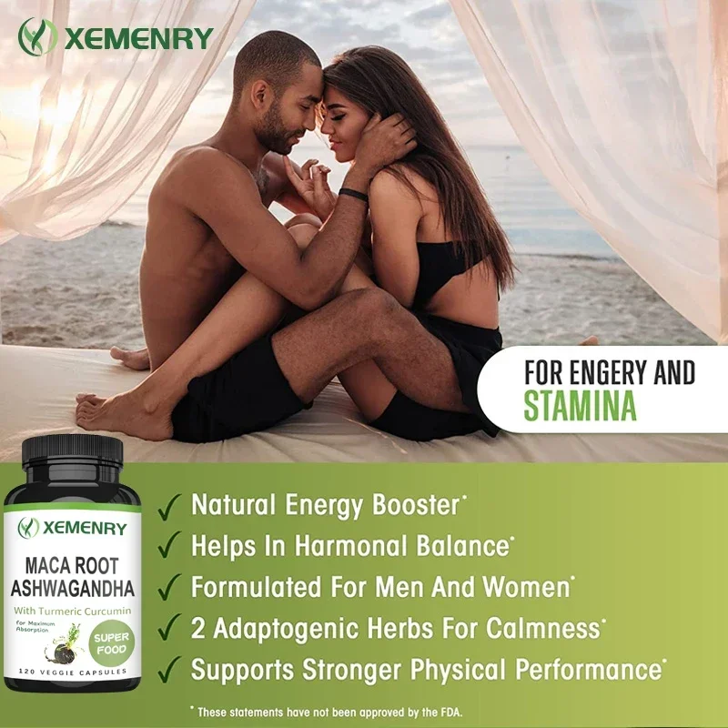 Men's Supplement - Maca Root + - огляд і ціна Turmeric Curcumin Capsule