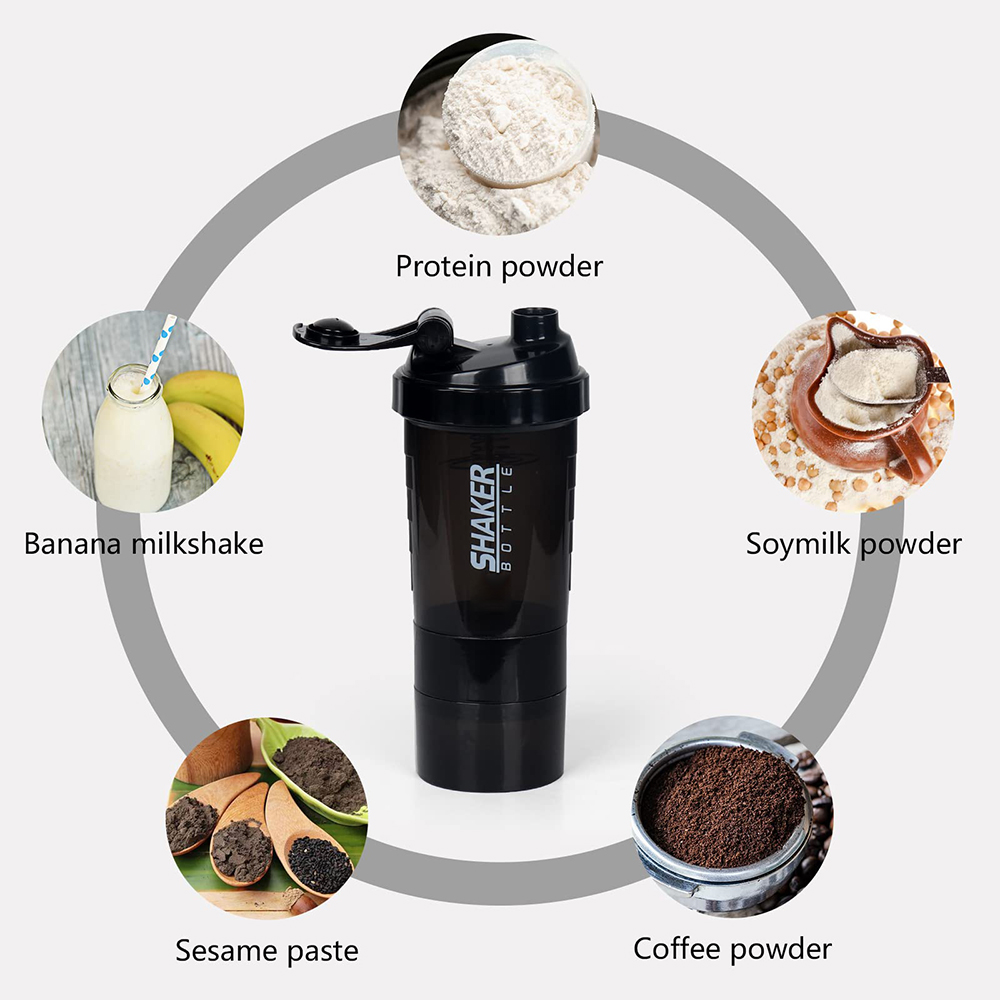 3 Layers Shaker Protein Bottle - огляд і ціна Whey Protein Isolate