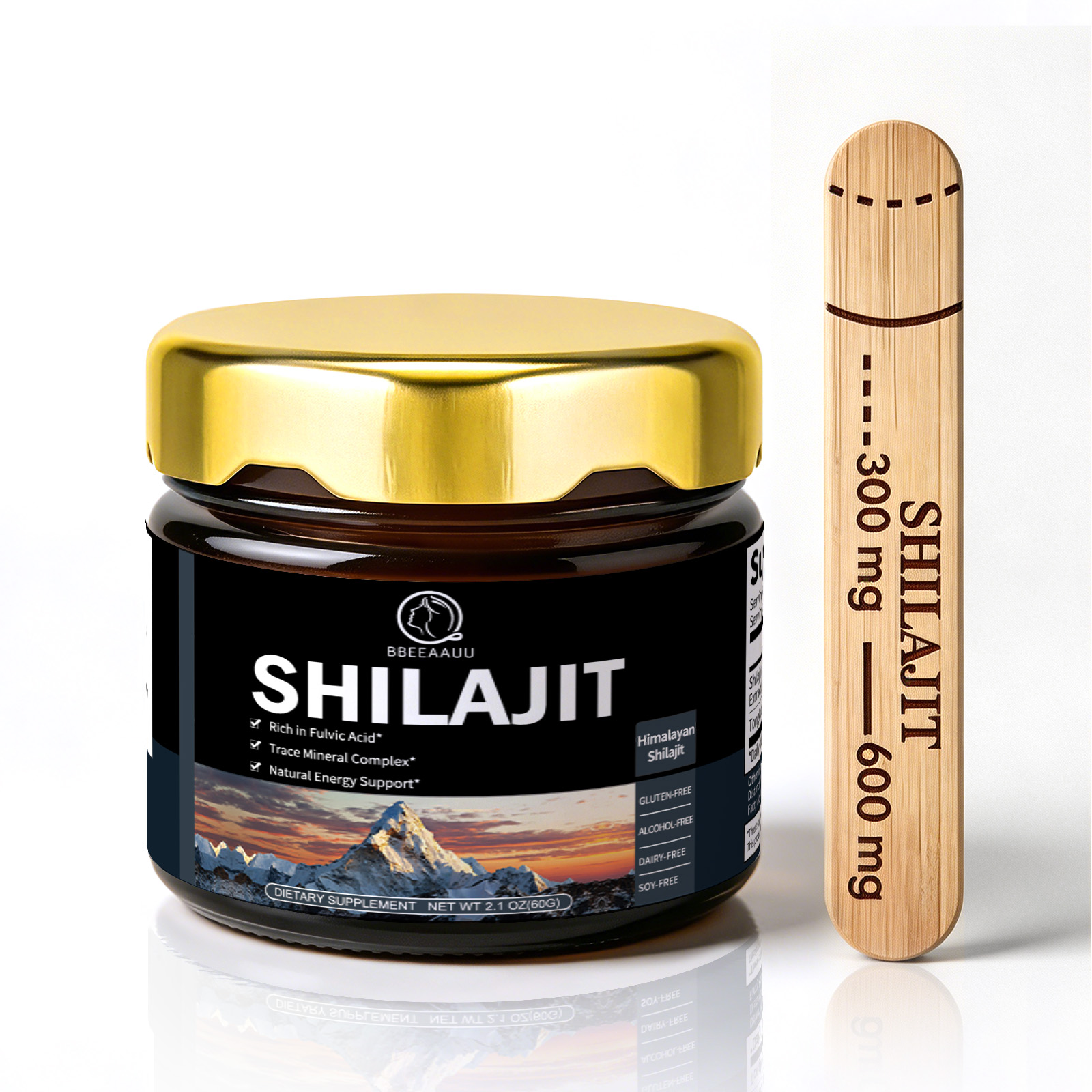BBEEAAUU 100% Pure Shilajit Re - огляд і ціна Shilajit Resin Pure