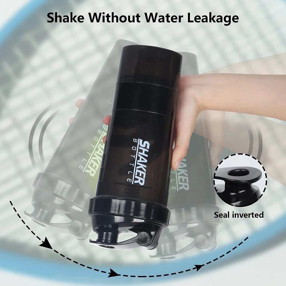 3 Layers Shaker Protein Bottle - огляд і ціна Whey Protein Isolate
