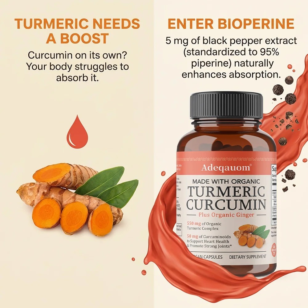 Turmeric Curcumin Supplement w - огляд і ціна Turmeric Curcumin Capsule