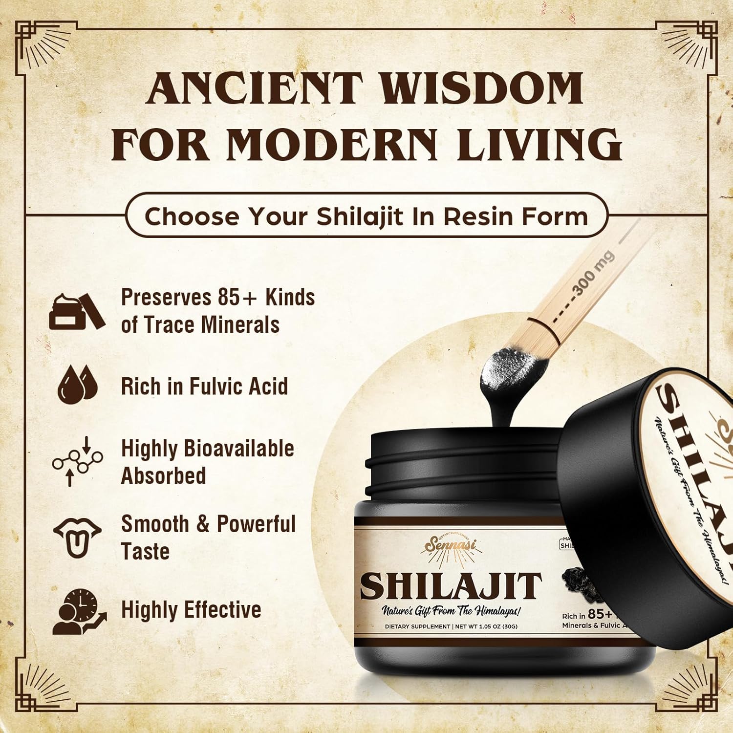 100% Pure Natural Himalayan Or - огляд і ціна Shilajit Resin Pure