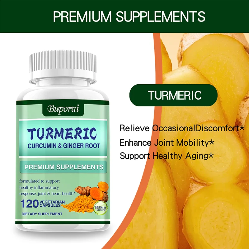 Turmeric Curcumin + Ginger Roo - огляд і ціна Turmeric Curcumin Capsule