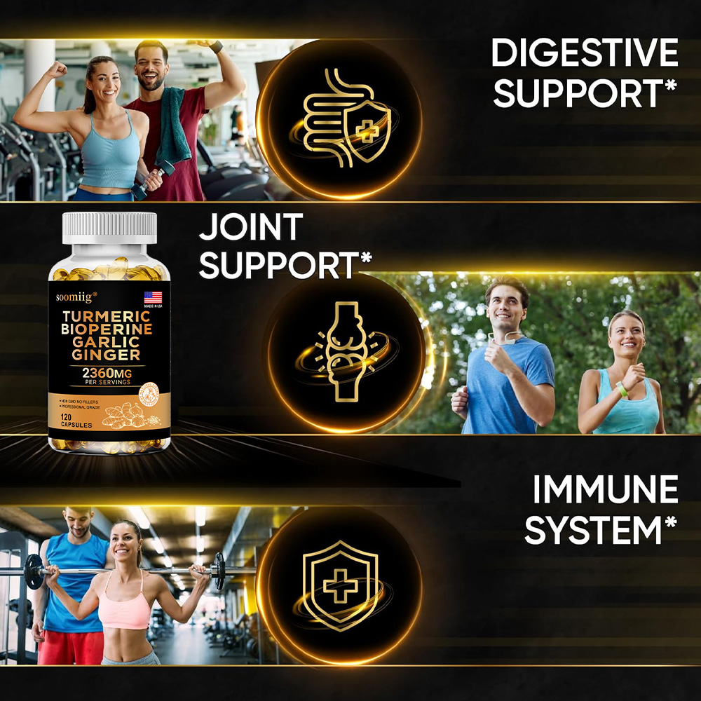 Turmeric Ginger Supplement wit - огляд і ціна Turmeric Curcumin Capsule